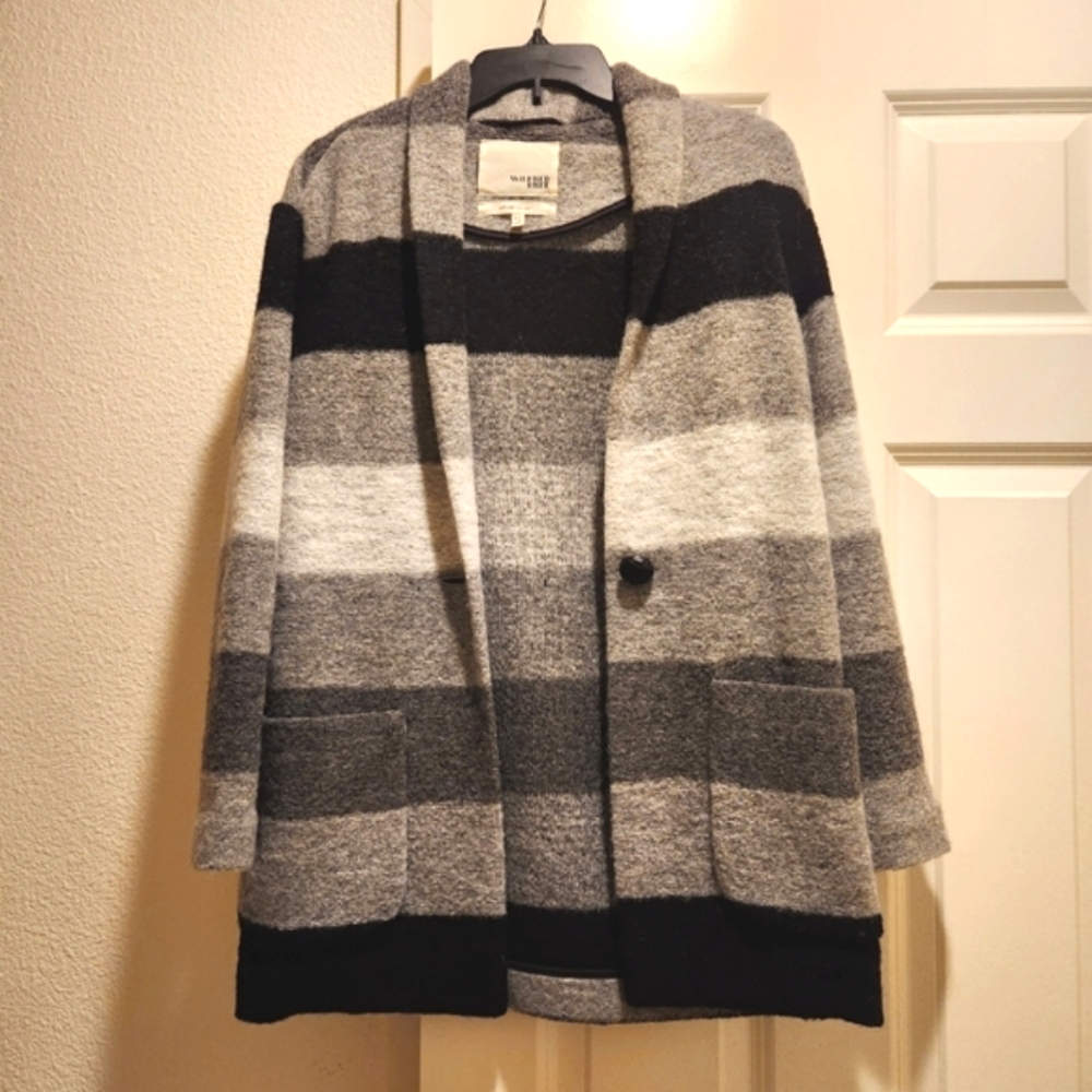 Aritzia Wilfred Free Neelam Wool Coat Jacket Cardigan